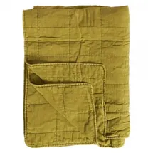 ib laursen Klassischer Quilt aus Baumwolle, in grün | Gr.: onesize