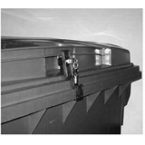 CTS Mülltonnenverschluss für Sulo-Container Flachdeckel 660-770l schwarz