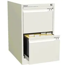 BISLEY Hängeregistraturschrank 2 Schübe 41,3 x 62,2 x 71,1 cm weiß