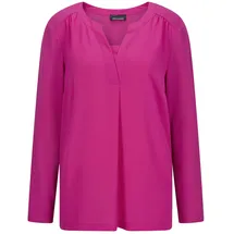 GOLDNER Kurzarmbluse pink 25