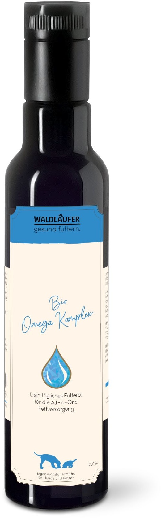 Waldläufer Bio-Omega Komplex - Dein All-in-1 für essentielle Fettsäuren Öl 250 ml