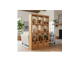 1a Direktimport Regal Raumteiler 6 Fächer 0 x 0 x 0 cm Schwarzbraun