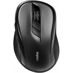 Rapoo Kabellose lautlose Multi-Mode-Maus "M500", schwarz Einstellbarer Sensor mit 1.600 DPI