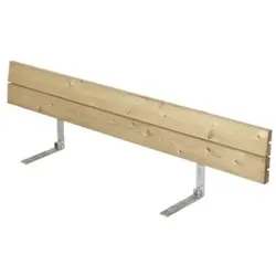 PLUS Rückenlehne für Plankenbank Besteht aus: Beschläge + 2 Stck. Planken Thermowood