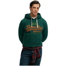 Superdry Hoodie Vintage-Logo Print Grün M