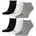 Sneaker Socken 6 Paar schwarz/weiß/grau 39-42