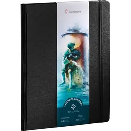 Hahnemühle Papier Watercolour Book 100 % Cotton, DIN A4 Portraitformat, 250 g/m2