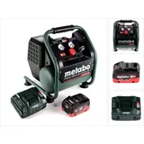 Metabo - Power 160-5 18 ltx bl of Akku Kompressor 18 v 8,0 bar Brushless + 1x LiHD Akkupack 5,5 Ah + Ladegerät