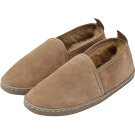 Hollert Lammfell Hausschuhe Braun 39