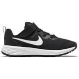 Nike Revolution 6 Freizeitschuhe mit Klettverschluß Kinder black/white-dk smoke grey 29.5