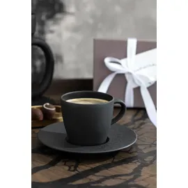 Villeroy & Boch Manufacture Rock Frühstücks-Set 6-tlg. schwarz