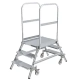 Günzburger Steigtechnik MUNK 50203 Aluminium geriffelt 2x3 Stufen