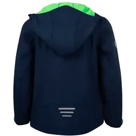 TROLLKIDS Trollfjord Softshelljacke - Navy / Light Green - 128 cm