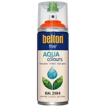 BELTON AQUAcolours Buntlack RAL 2004 Reinorange 0,4 l