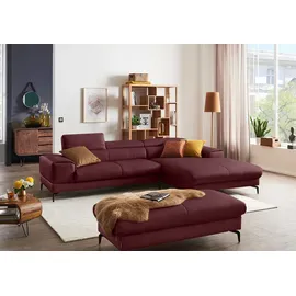 W.Schillig Polsterhocker Leder 141 x 42 x 70 cm Rot