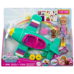 Barbie Chelsea Flugzeug - Puppe und Spielset