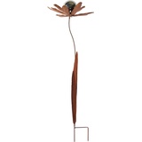 locker Deko-Windrad »Rusty Flower«, in Rostoptik Materialmix 118 cm hoch, bunt