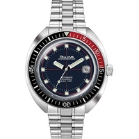 Bulova Herren Analog Automatisch Uhr mit Edelstahl Armband 98B320