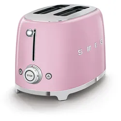 Kompakter Retro 2-Schlitz-Toaster Cadillac Pink