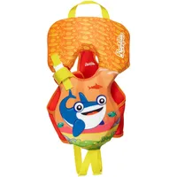 BESTWAY Puddle Jumper Schwimmweste Kleiner Wal Orange/Rot/Gelb 0-2 Jahre