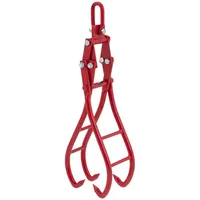 Hillvert Rückezange für Frontlader - 1360 kg Karbonstahl