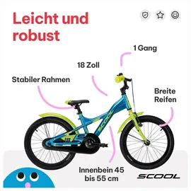 coolmobility gmbh S'cool XXlite 18 Zoll RH 28 cm blau
