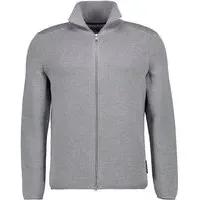 Marc O'Polo Regular Fit Strickjacke aus reiner Baumwolle, Dunkelgrau, XXL