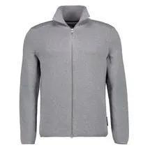 Marc O'Polo Regular Fit Strickjacke aus reiner Baumwolle, Dunkelgrau, XXL