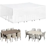 Woltu Möbel-Set-Abdeckung, 242 x 162 x 100 cm, PE, transparent