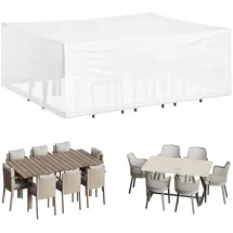 Woltu Möbel-Set-Abdeckung, 242 x 162 x 100 cm, PE, transparent