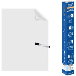 Legamaster Magic-Chart Clearboard Folie 80x60 cm transparent 25 St.