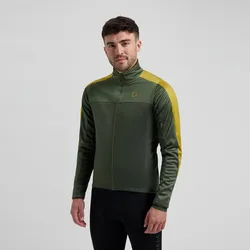 Fahrrad Winterjacke Herren Freeze GRÜN 4XL