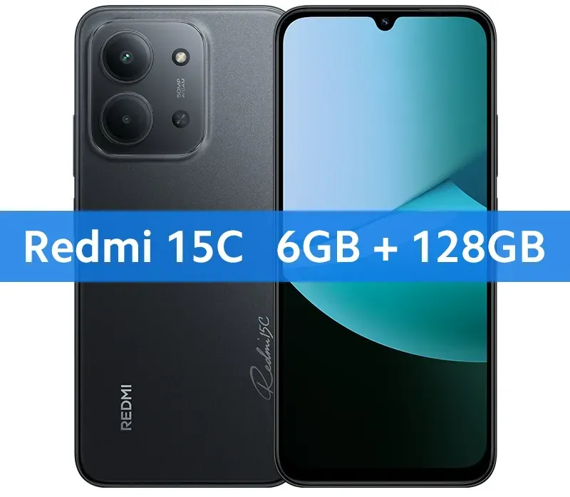 Xiaomi Redmi 15C Global Version Smartphone 50MP Hauptkamera 120Hz 6,9