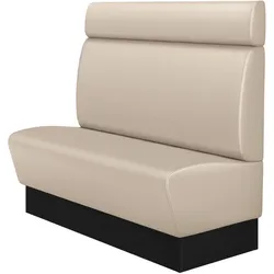 Gastrobank | Creme | B:H 200 x 128 cm | Gatt | Leder | Gastro Sitzbank, Bistrobank, Gastro Polsterbank