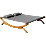 ASS Altenburger Sonnenliege Doppelliege 196 x 180 x 0 cm Braun