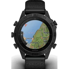 Garmin MARQ 2 Commander BT 46 mm Carbongehäuse schwarz Silikonarmband schwarz M