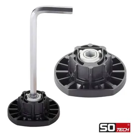 SOTech Möbelfuß Höhenversteller Ø 30 mm 8 Stück 10 mm