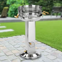 Hi Säulengrill 65 x 43 x 83 cm edelstahl