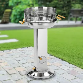 Hi Säulengrill 65 x 43 x 83 cm edelstahl