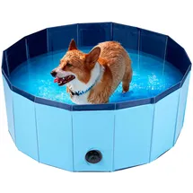 MaxxPro Hundepool faltbar ⌀ 80 cm Blau