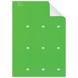 Nobo T-Karten, Größe 2, 20 Stück, grün