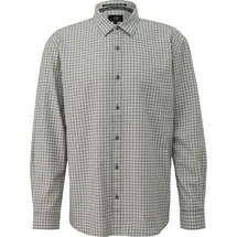QS Karohemd Regular Fit grün/weiß S