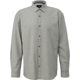 QS Karohemd Regular Fit grün/weiß S