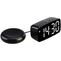 Infactory LED-Wecker schwarz