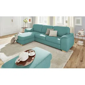 Smart Ecksofa Valencia ¦ türkis/petrol ¦ Maße (cm): B: H: 90 T: 173.0