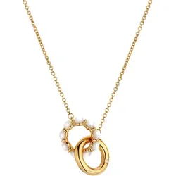 Hot Diamonds DN166 Damen-Halskette Silber vergoldet HD X JJ Calm