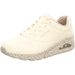 Skechers Damen Schnürschuh Uno-Safari Time in weiss