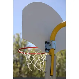 JEFlex Klettergerüst GardenMaxx G2 238x240x233 cm Stahl multifunktional für Kinder & Erwachsene - Grau/Gelb