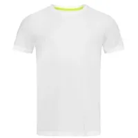 Stedman Active 140 Crew Neck Weiß Polyester Medium Herren