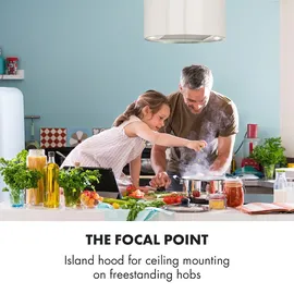 Klarstein Barett Inselhaube 35 cm weiß